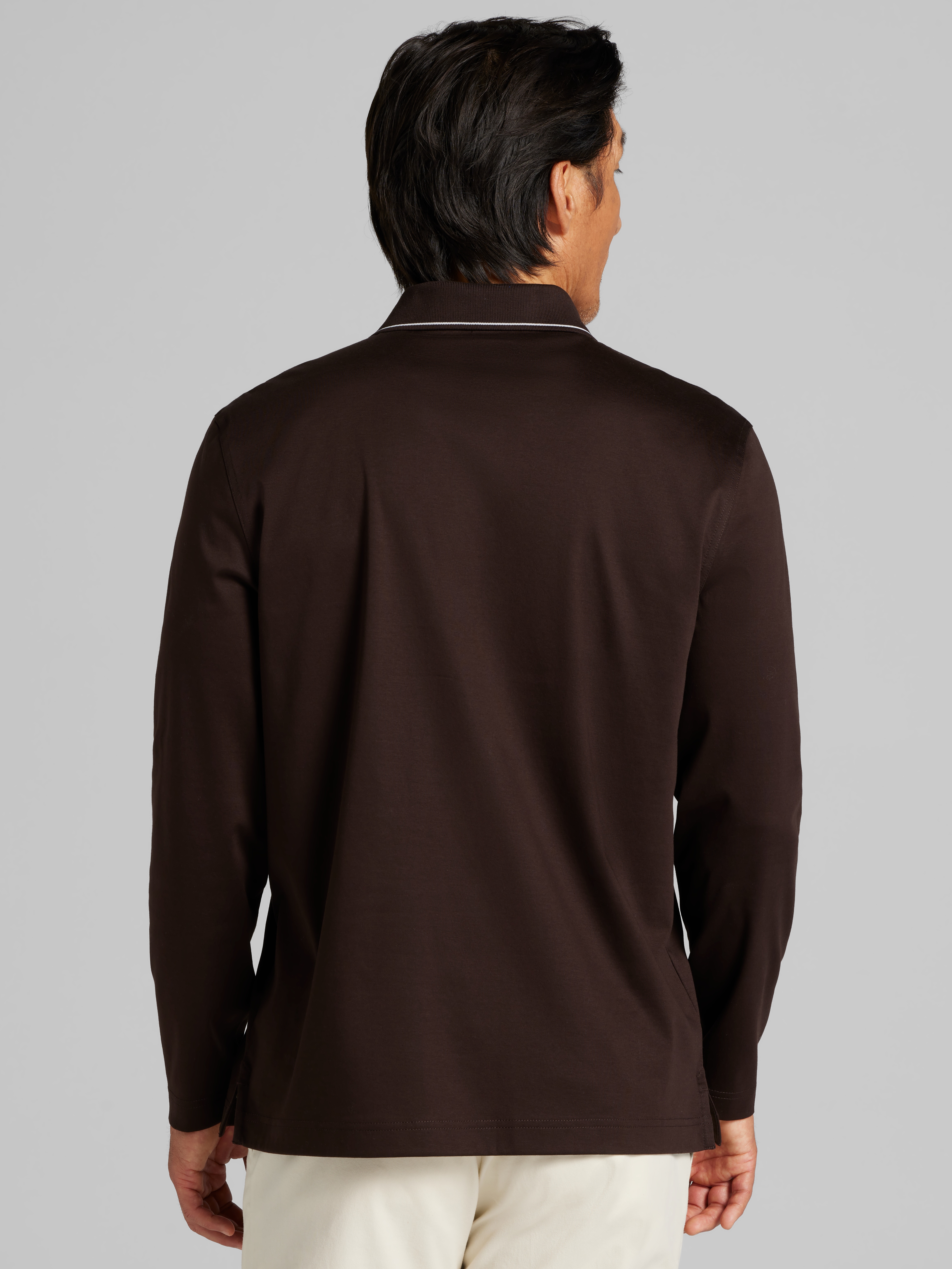 Modern Fit Interlock Tipped Polo