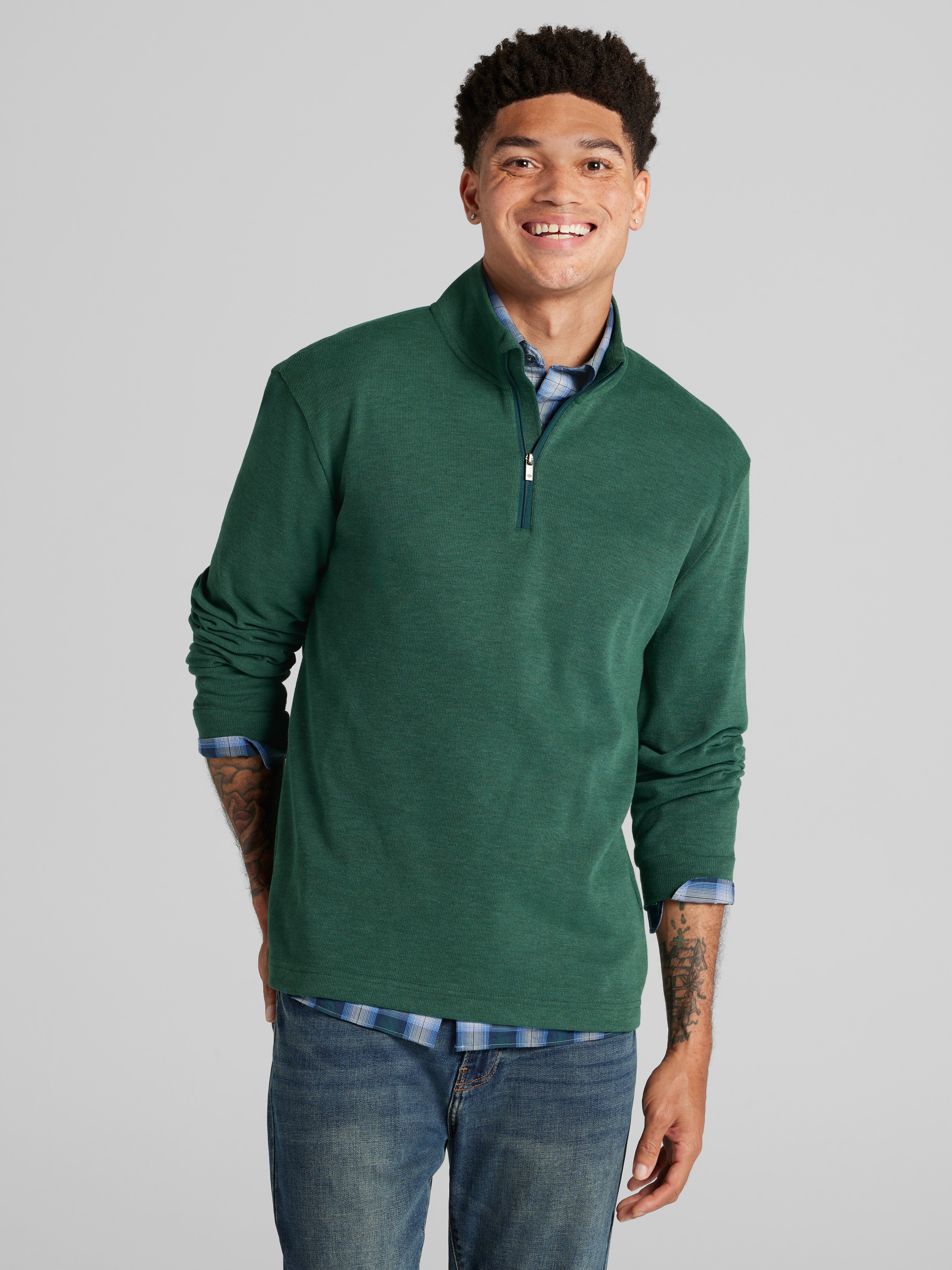 WOOL FEELS MOSS 上杉柊平　URBAN BLOUSON GREEN