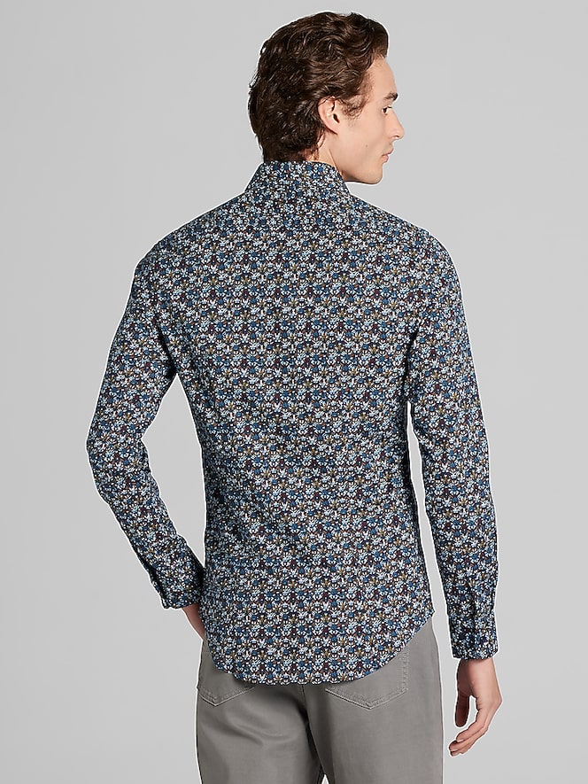 Paisley &Amp; Gray Slim Fit Woven Floral Button Up Shirt