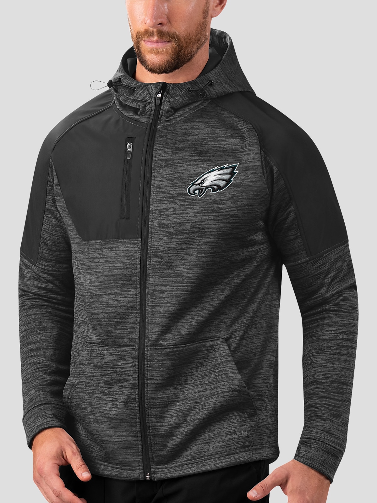 Msx By Michael Strahan Msx By Michael Strahan Eagles Full Zip Jacket All Sale Mens Wearhouse 