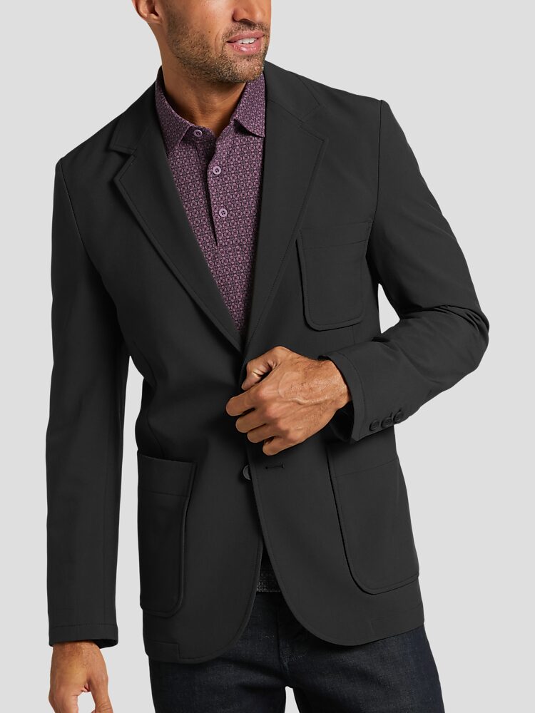Awearness Kenneth Cole AWEAR TECH Military Blazer with Hoodie Sport Shirts Men s Wearhouse