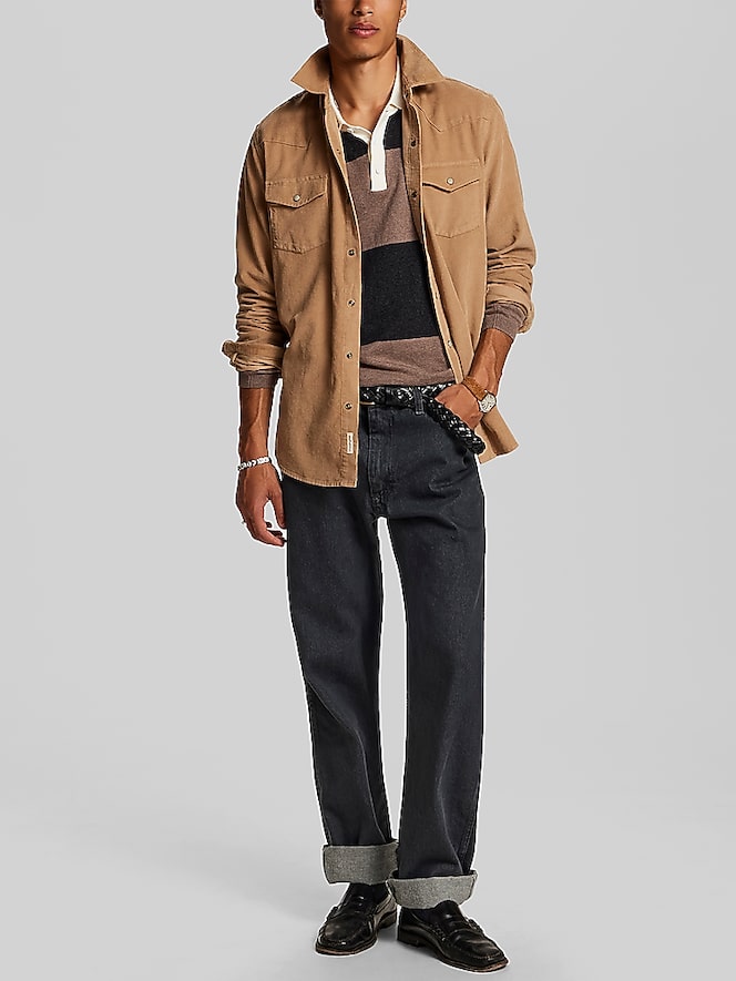 Weatherproof Vintage Regular Fit Western Corduroy Shirt