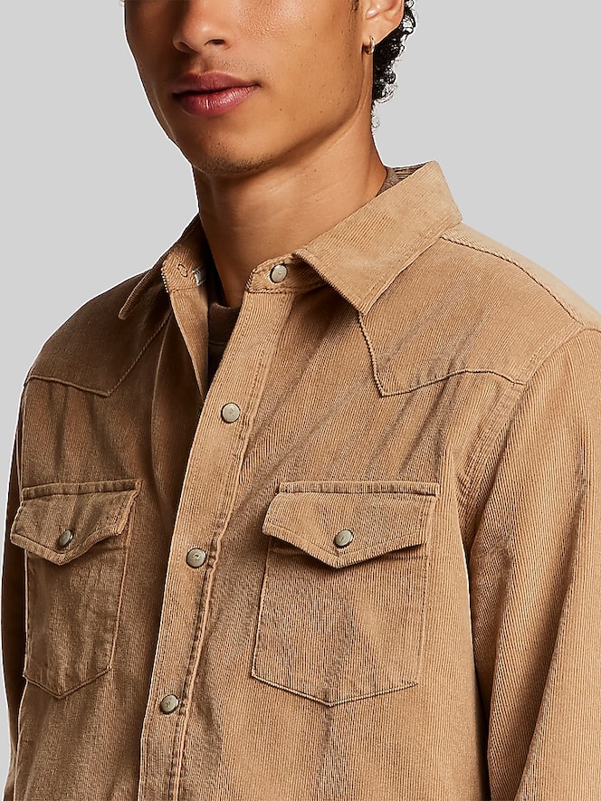 Weatherproof Vintage Regular Fit Western Corduroy Shirt