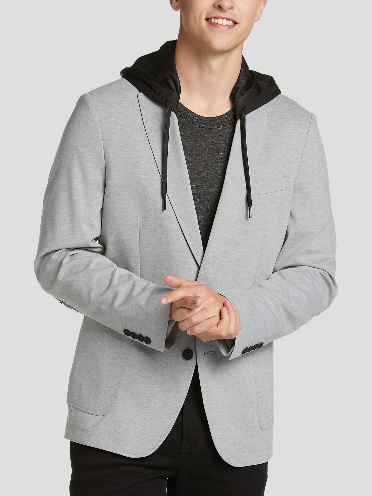Haggar Modern Fit Hoodie Sport Coat All Sale Men s Wearhouse