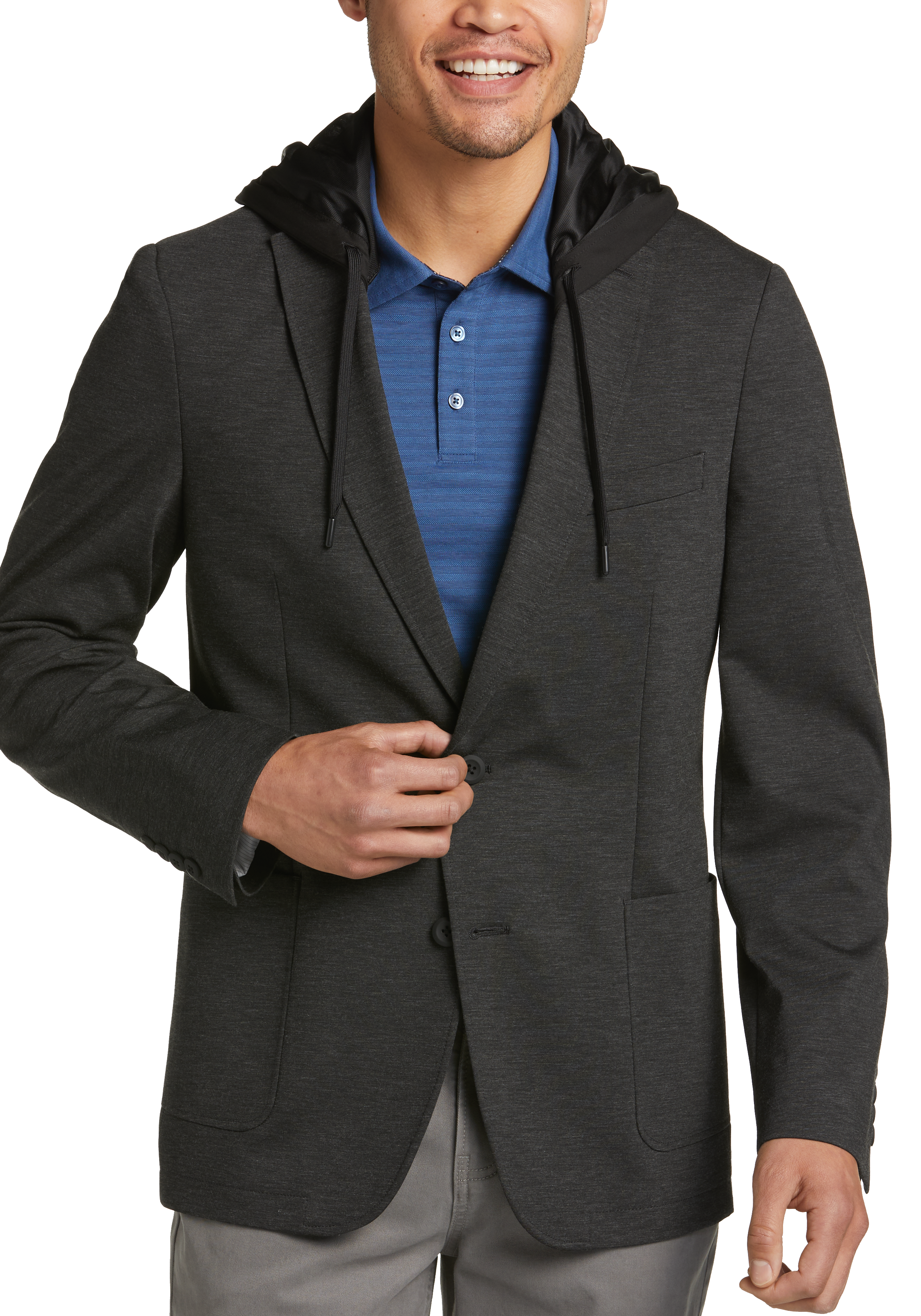 Sports coat sales with hoodie