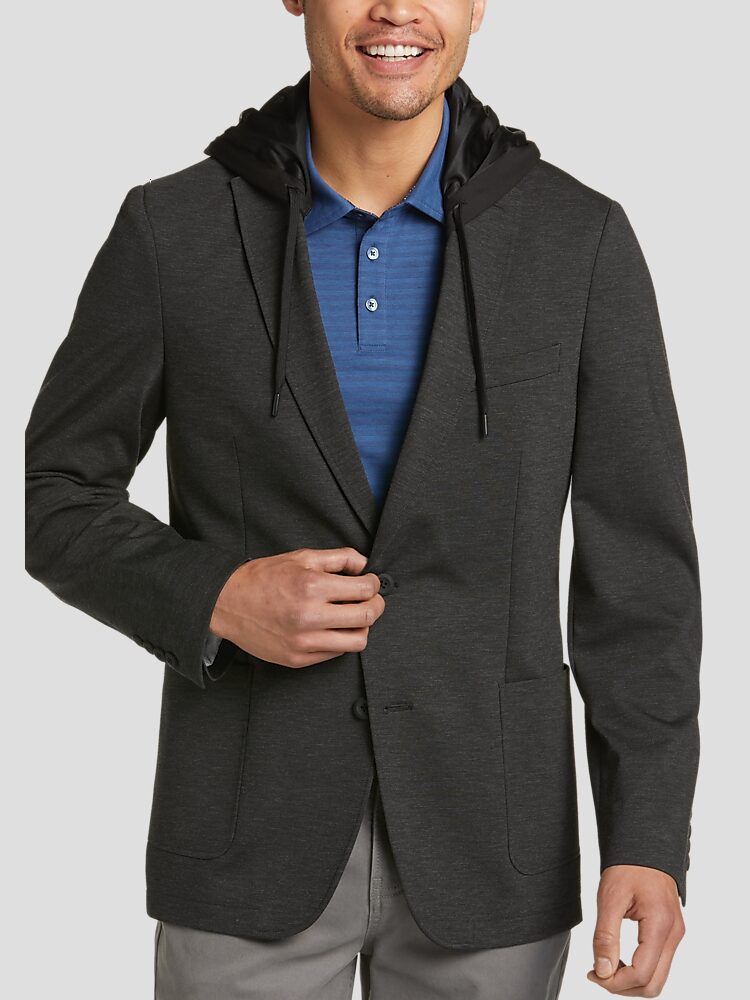 Hoodie and sport coat best sale