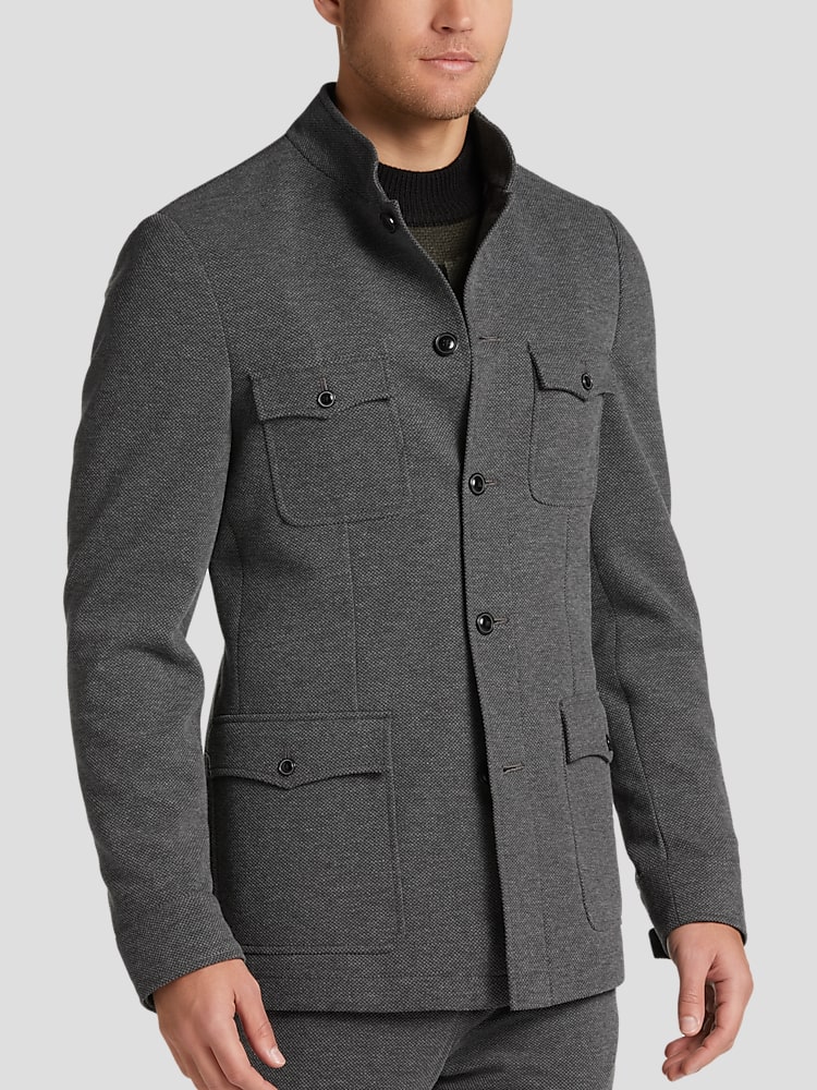 Ben Sherman Modern Fit Military Sport Coat Sport Shirts Men s Wearhouse