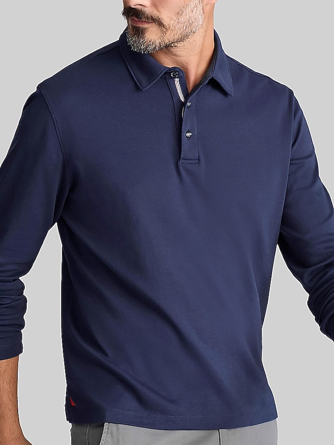 Untuckit Slim Fit Long Sleeve Polo