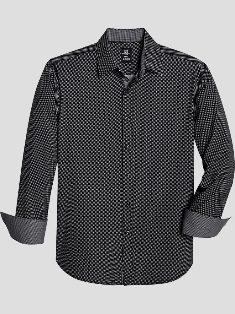 Michael Strahan Performance 4-Way Stretch Casual Button Up
