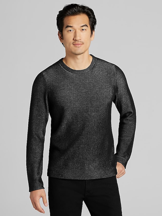 Awearness Kenneth Cole Ribbed Crewneck Sweater