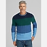 Joseph Abboud Modern Fit Big Stripe Crew Neck