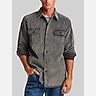 Weatherproof Vintage Regular Fit Distressed Corduroy Overshirt