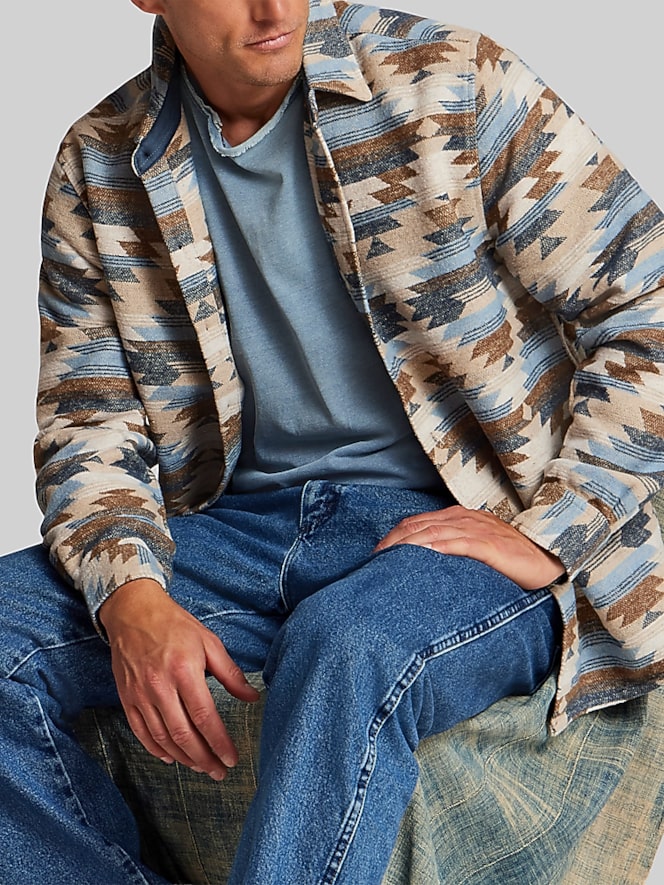 Weatherproof Vintage Unlined Southwest Shirt Jacket