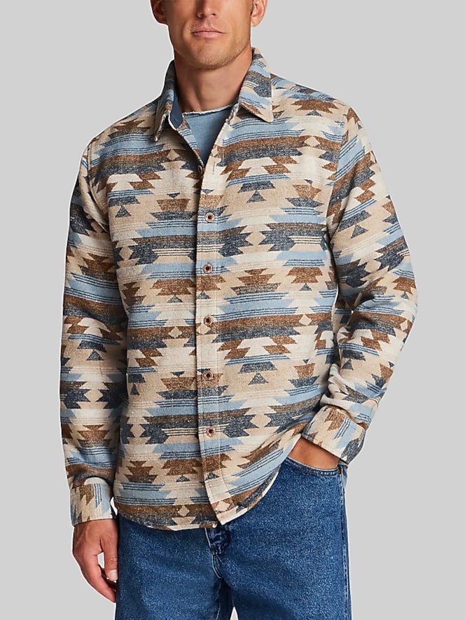 Weatherproof Vintage Unlined Southwest Shirt Jacket