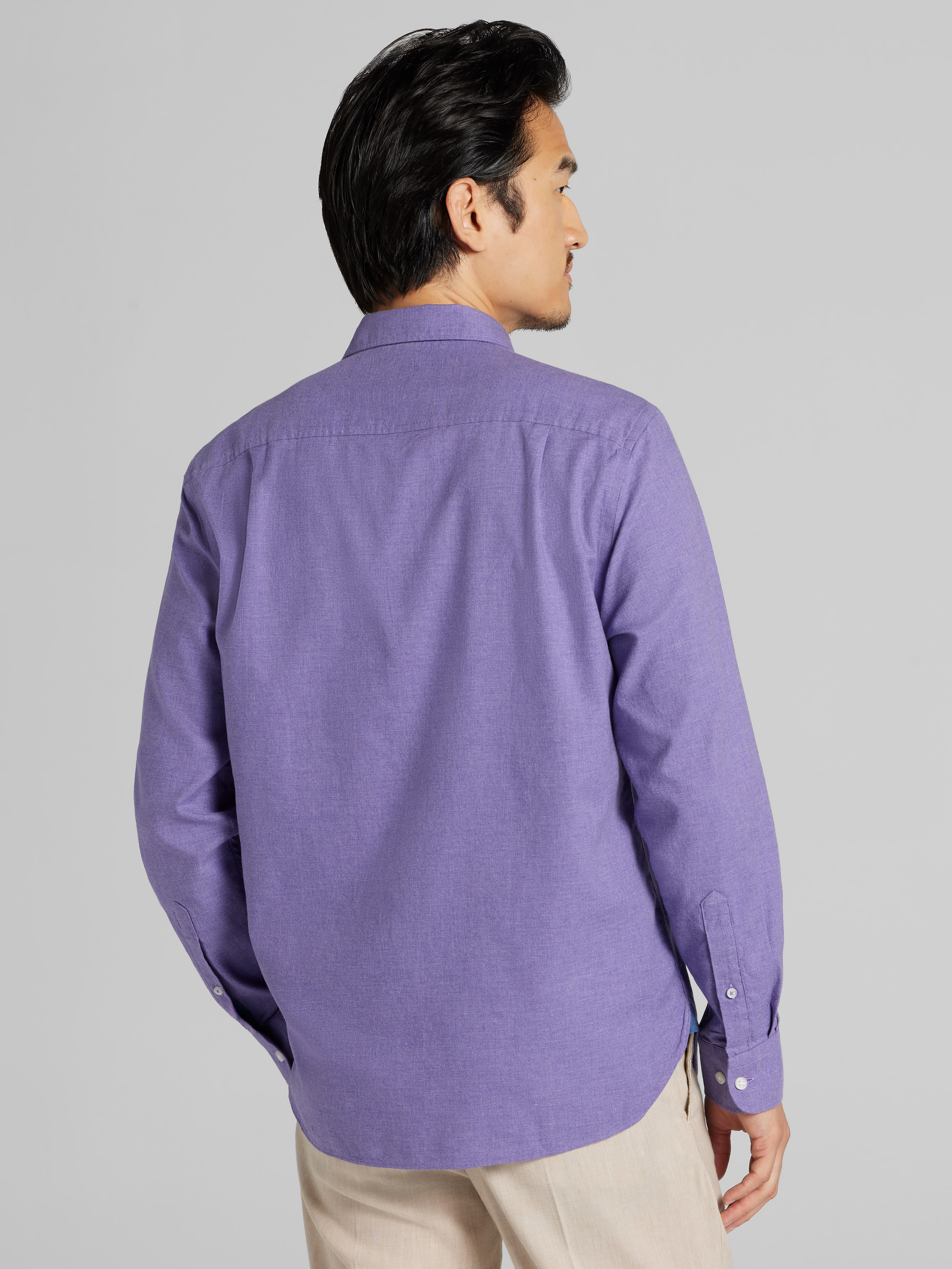 Modern Fit Button Up Shirt