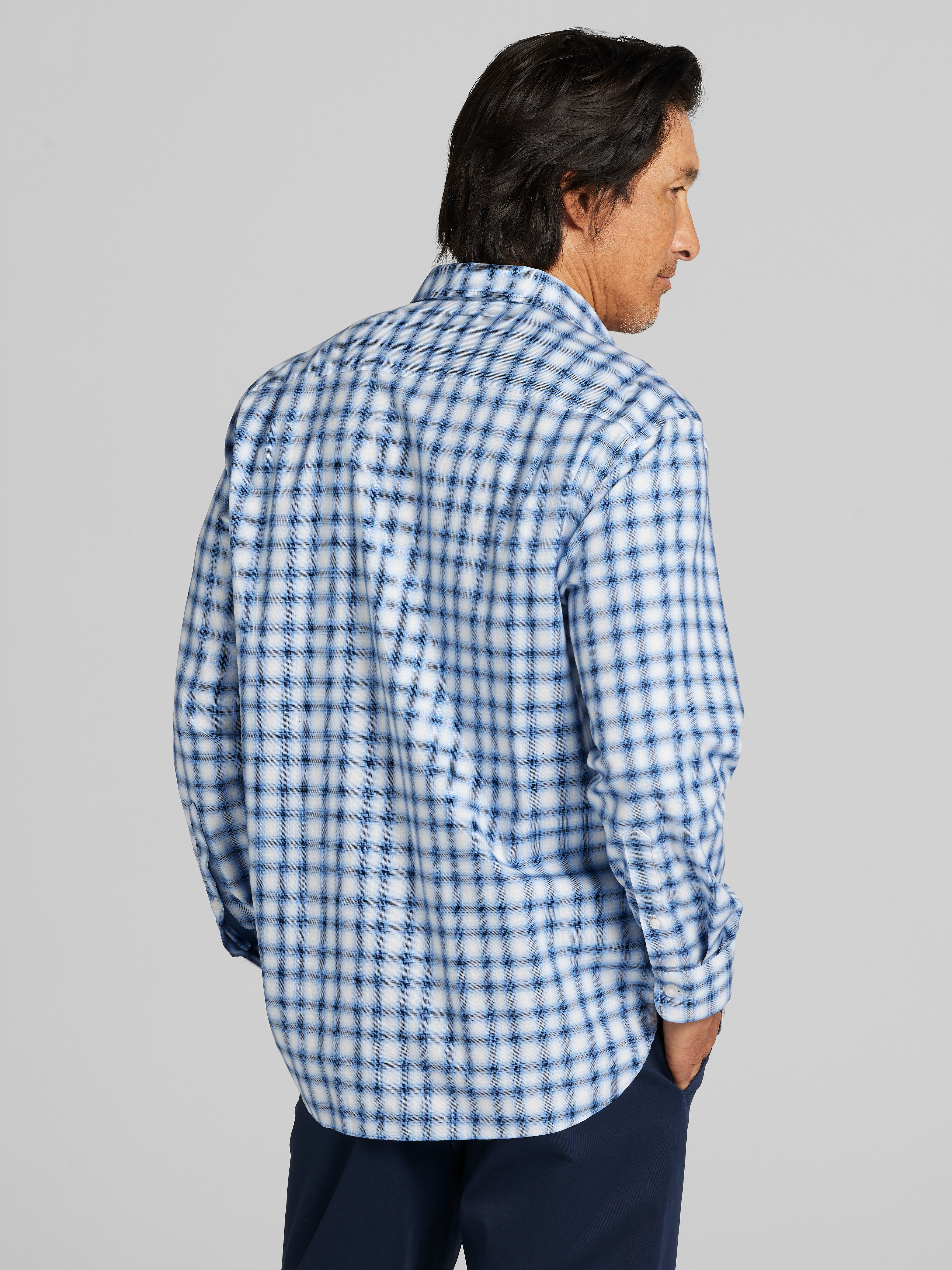 Modern Fit Button Up Shirt