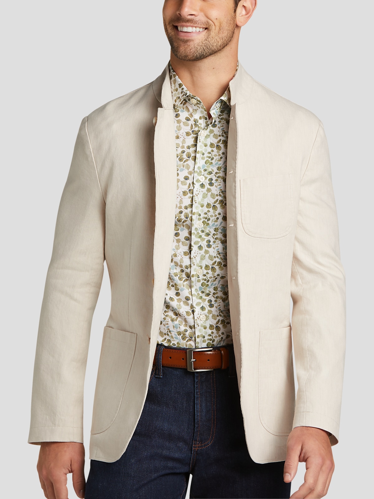 Cream safari shop jacket