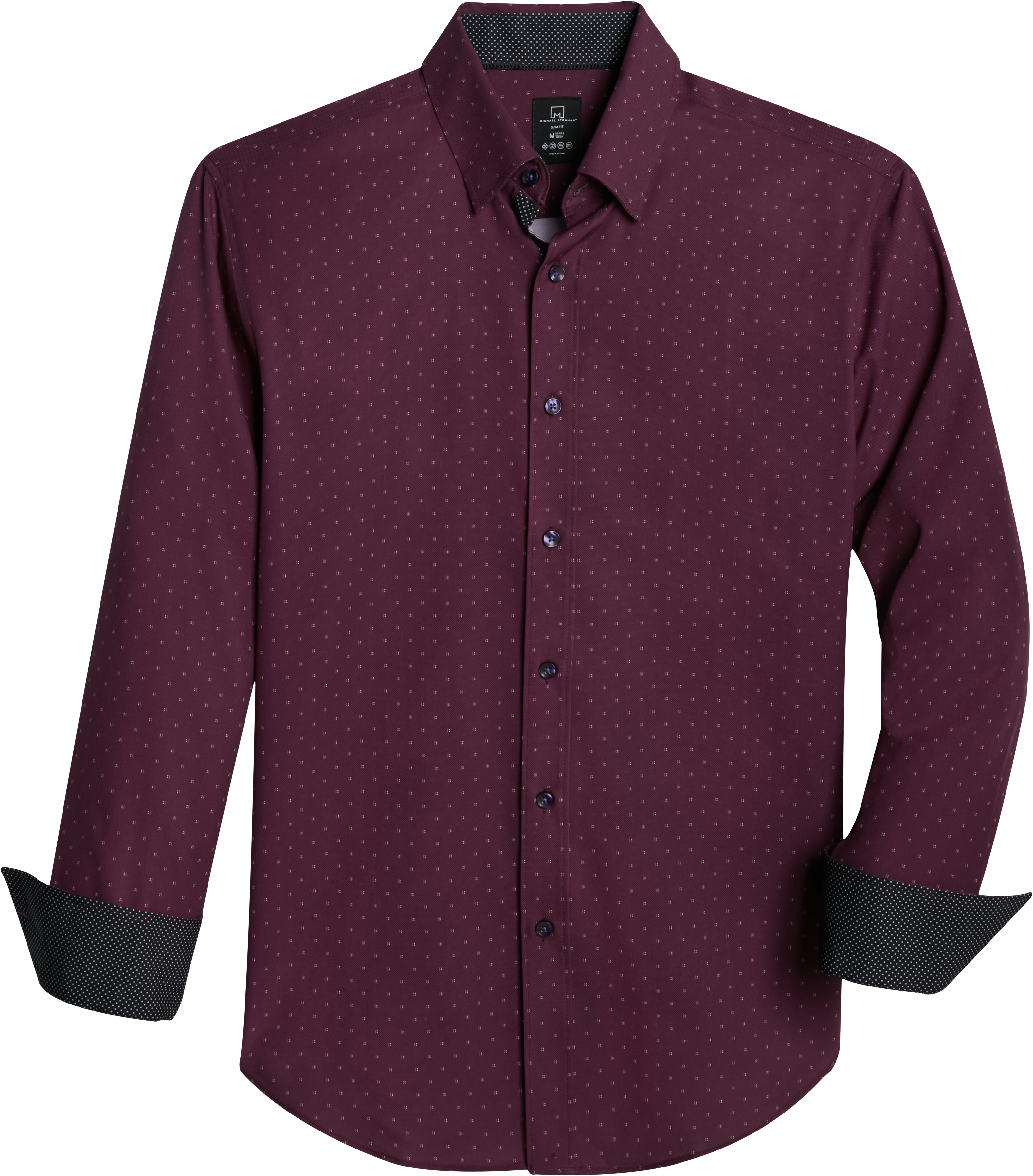 Comfort Stretch Non-Iron Solid Dress Shirt - Green – Paul
