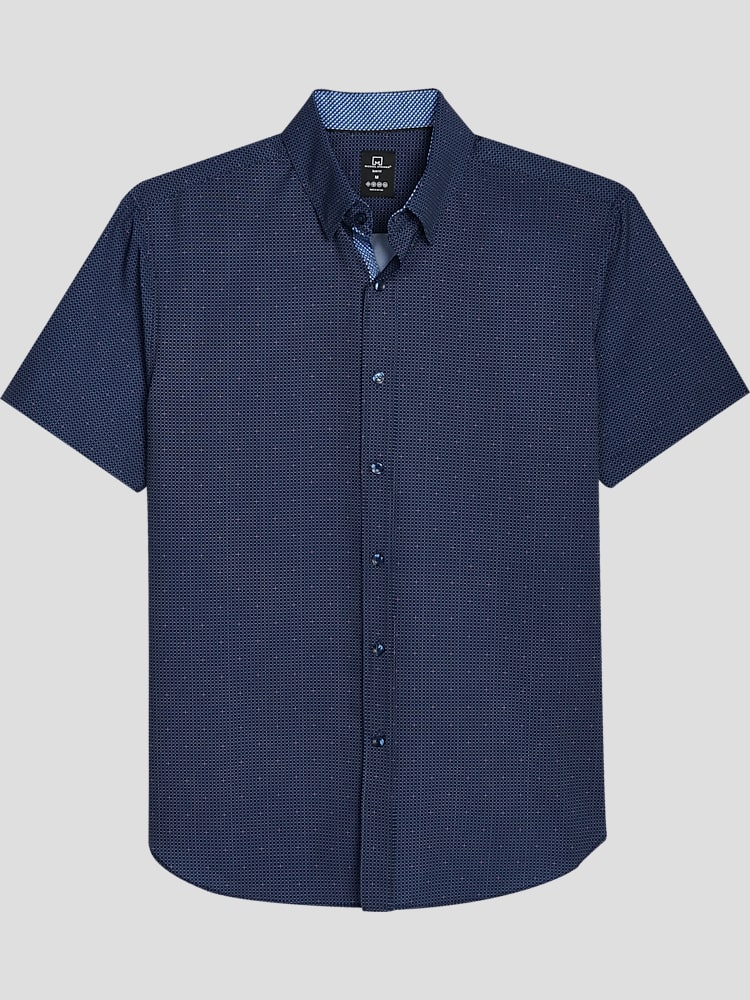 Slim fit short sleeve button down shirts online