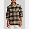 Weatherproof Vintage Regular Fit Unlined Lumberjack Plaid Twill Shirt Jacket