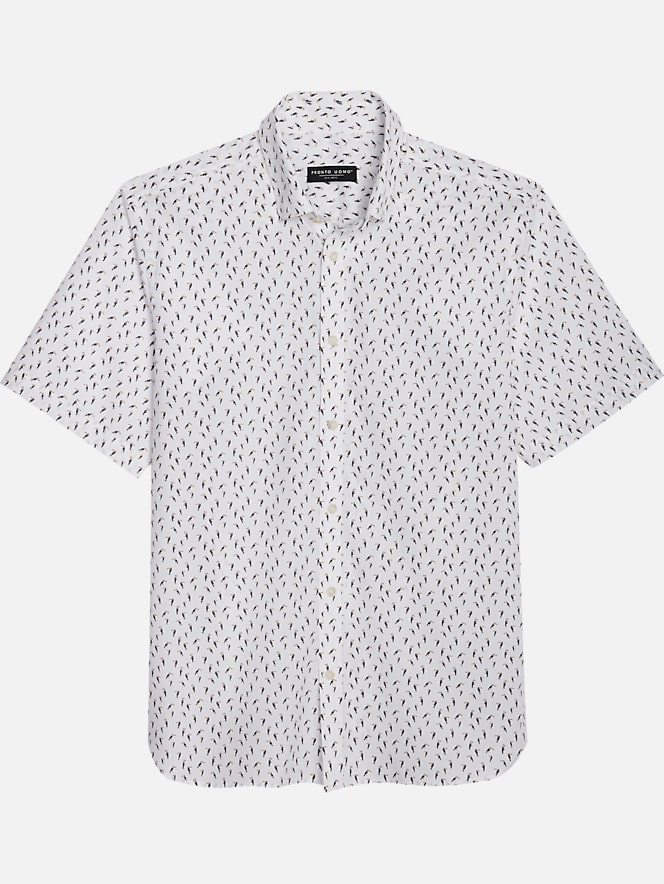 Pronto Uomo Short Sleeve Sport Shirt | Sport Shirts | Men's Wearhouse