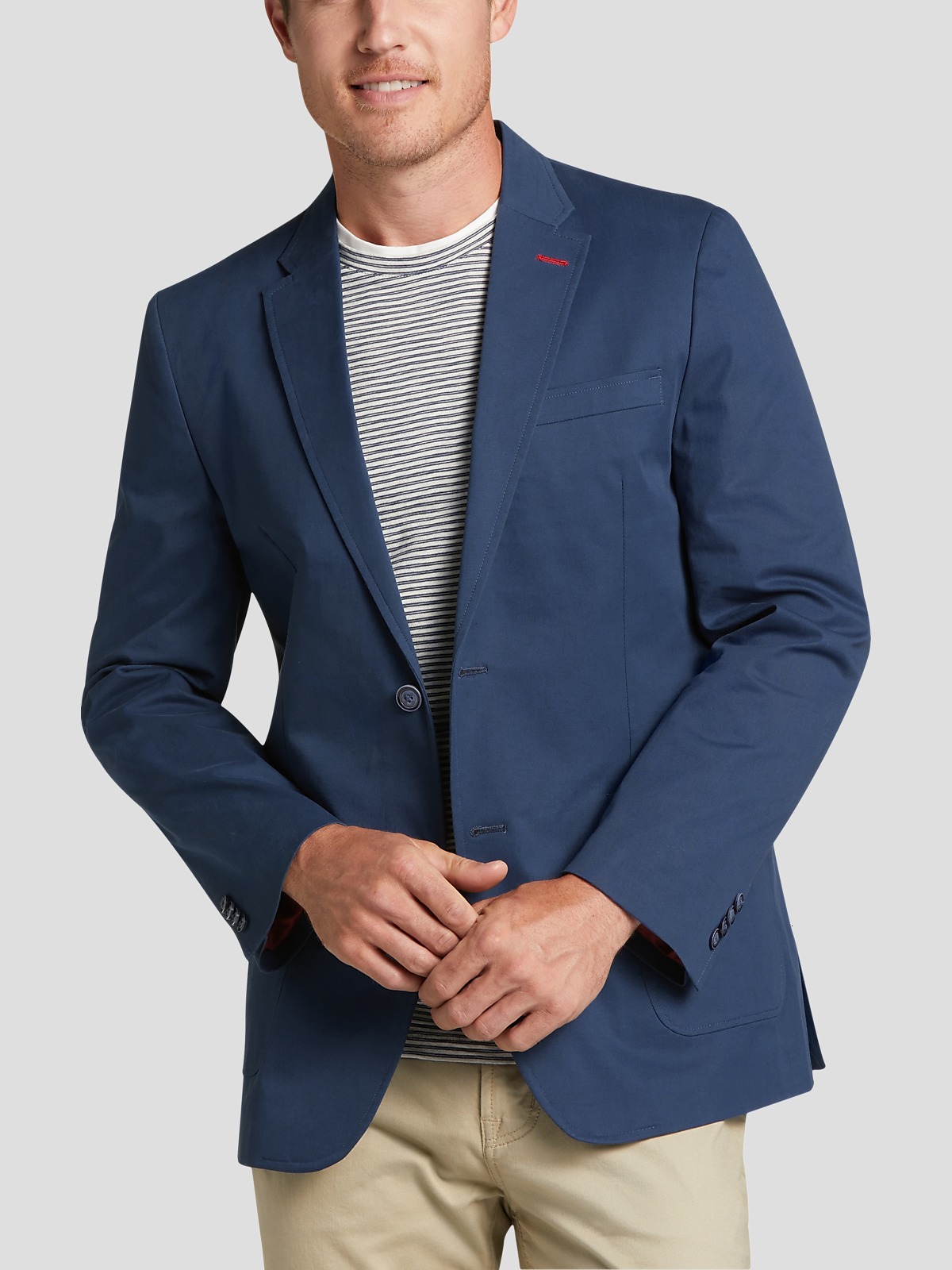 Awearness kenneth cole navy on sale modern fit casual coat