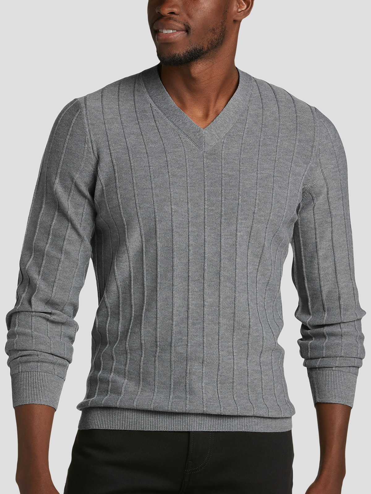 Light grey shop v neck sweater