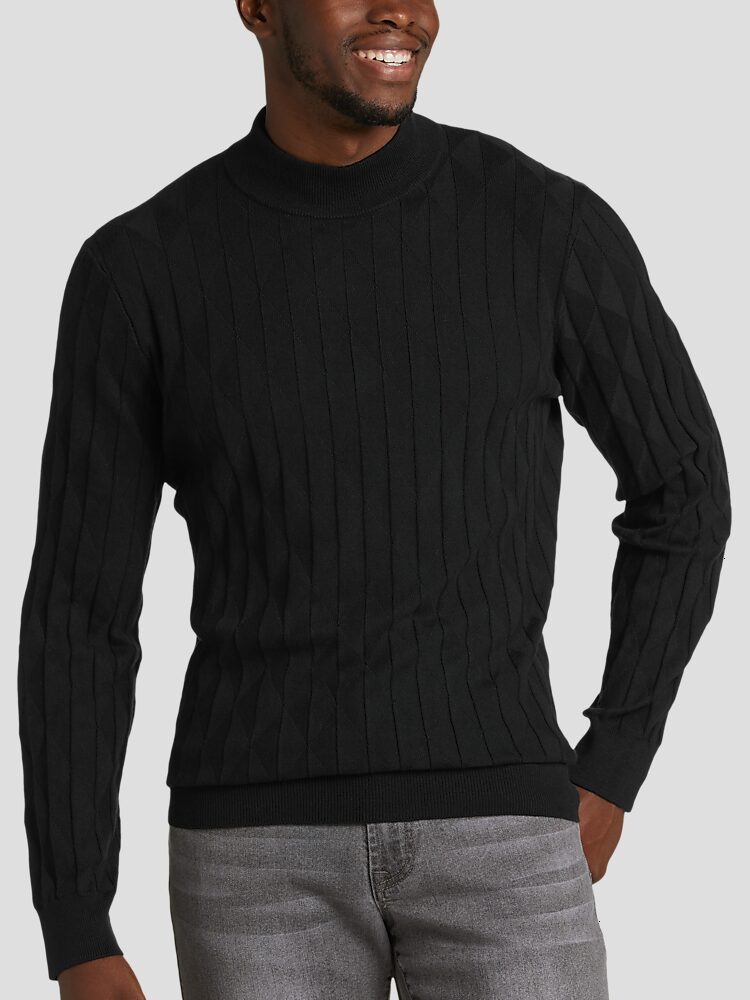 Men's wearhouse mock turtleneck top