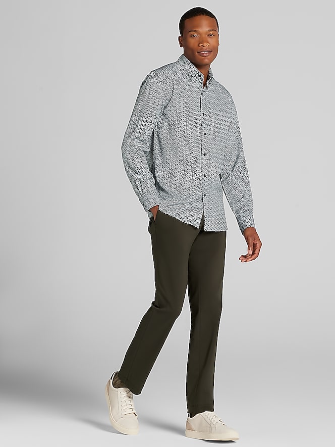 Awearness Kenneth Cole CHILLFLEX Slim Fit 4-way Stretch Button Up Shirt