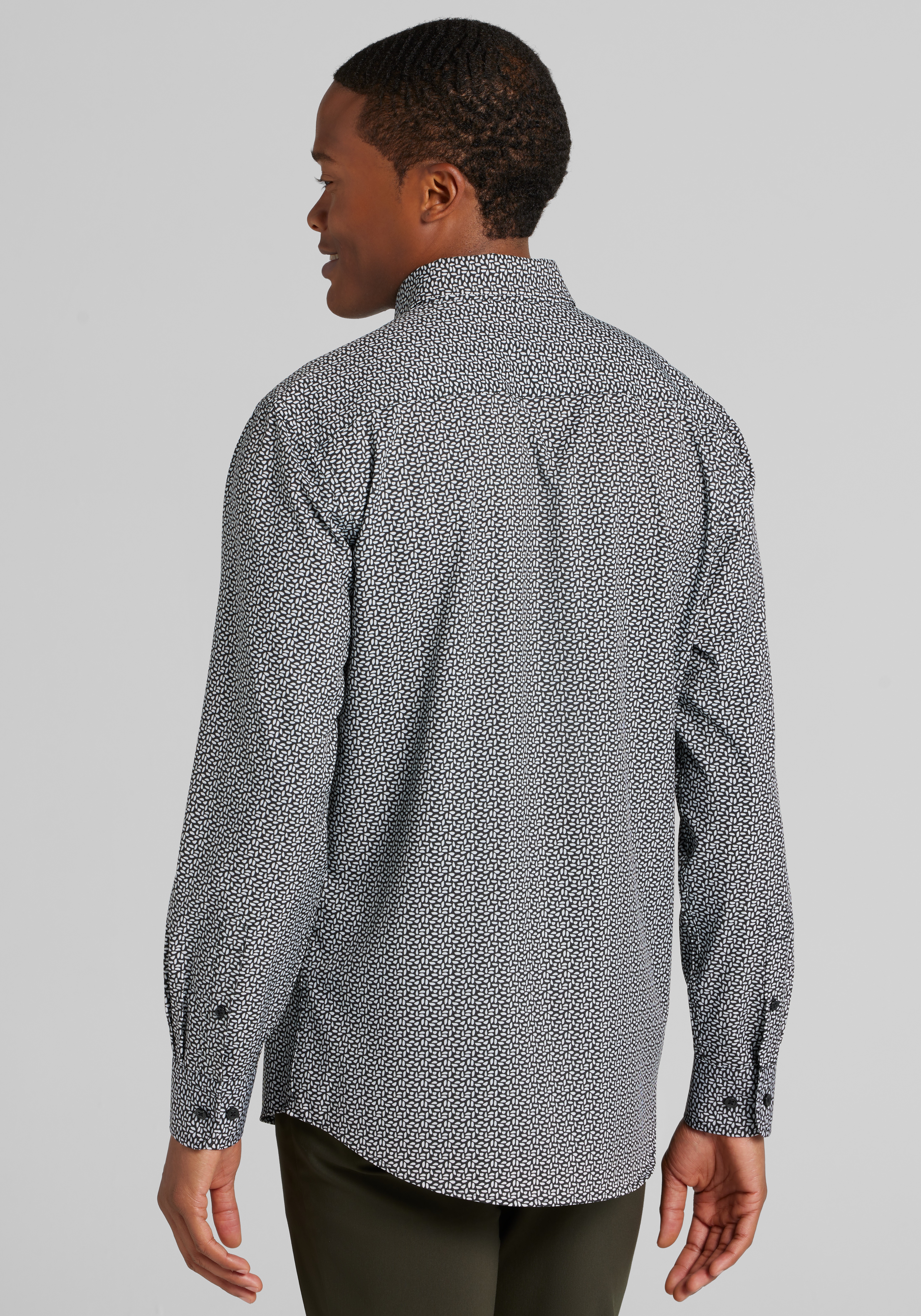 CHILLFLEX Slim Fit 4-Way Stretch Button Up Shirt