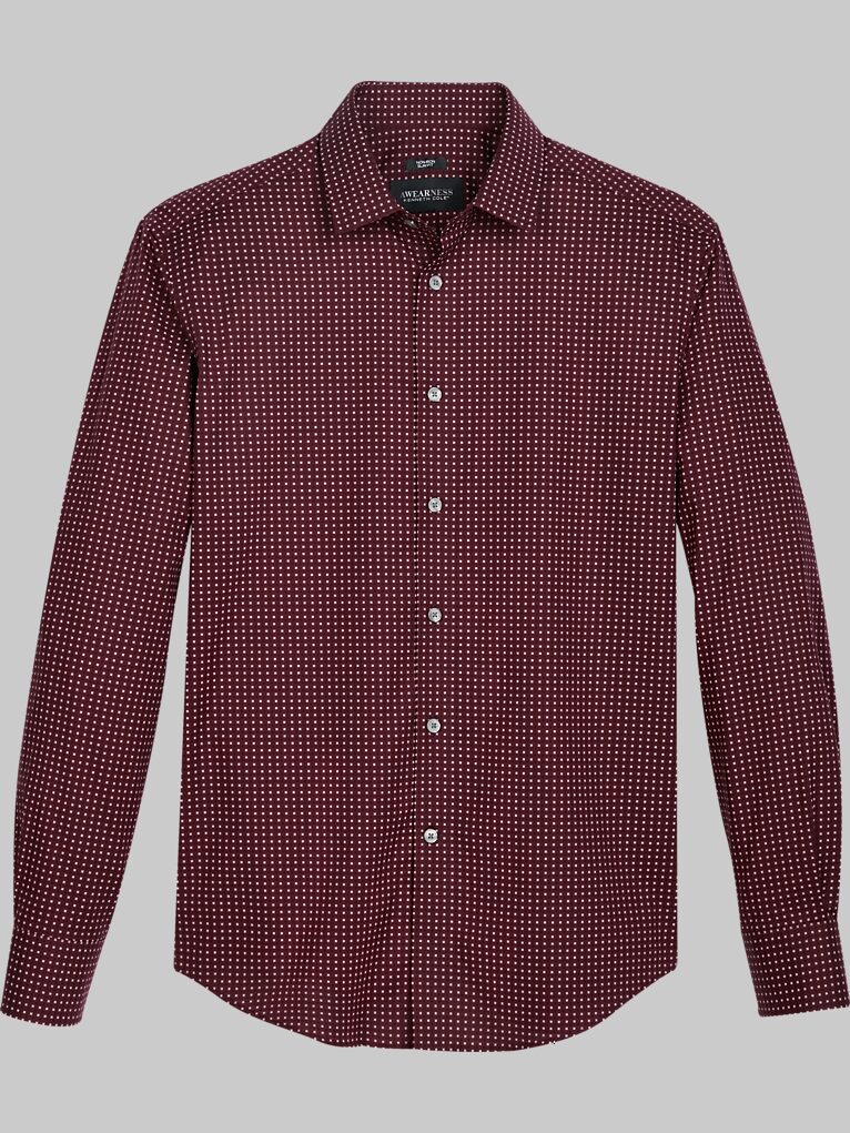 Awearness Cole Slim Fit Spread Collar Sport Shirt Sport