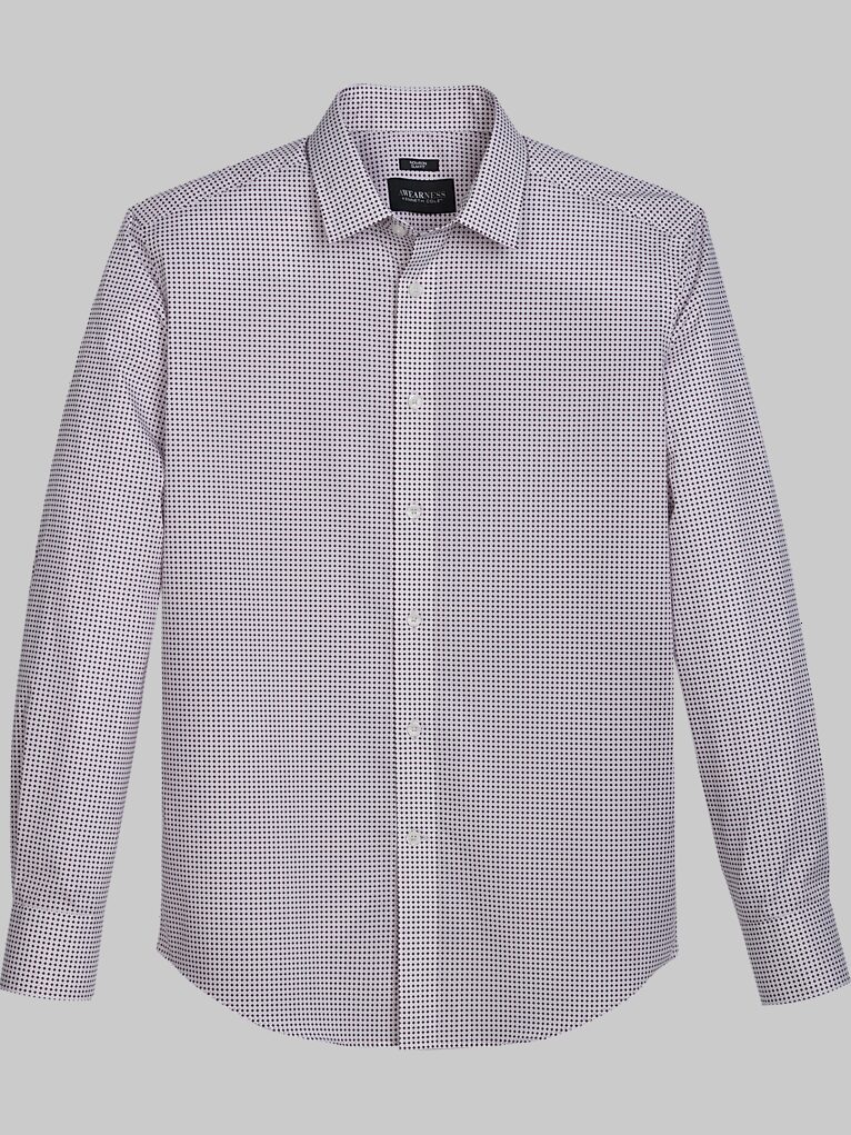 Awearness Cole Slim Fit Spread Collar Sport Shirt Sport