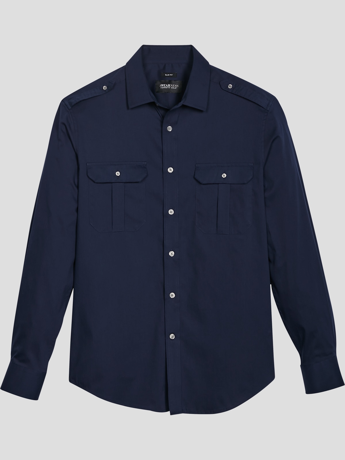 Blue new arrivals military shirt