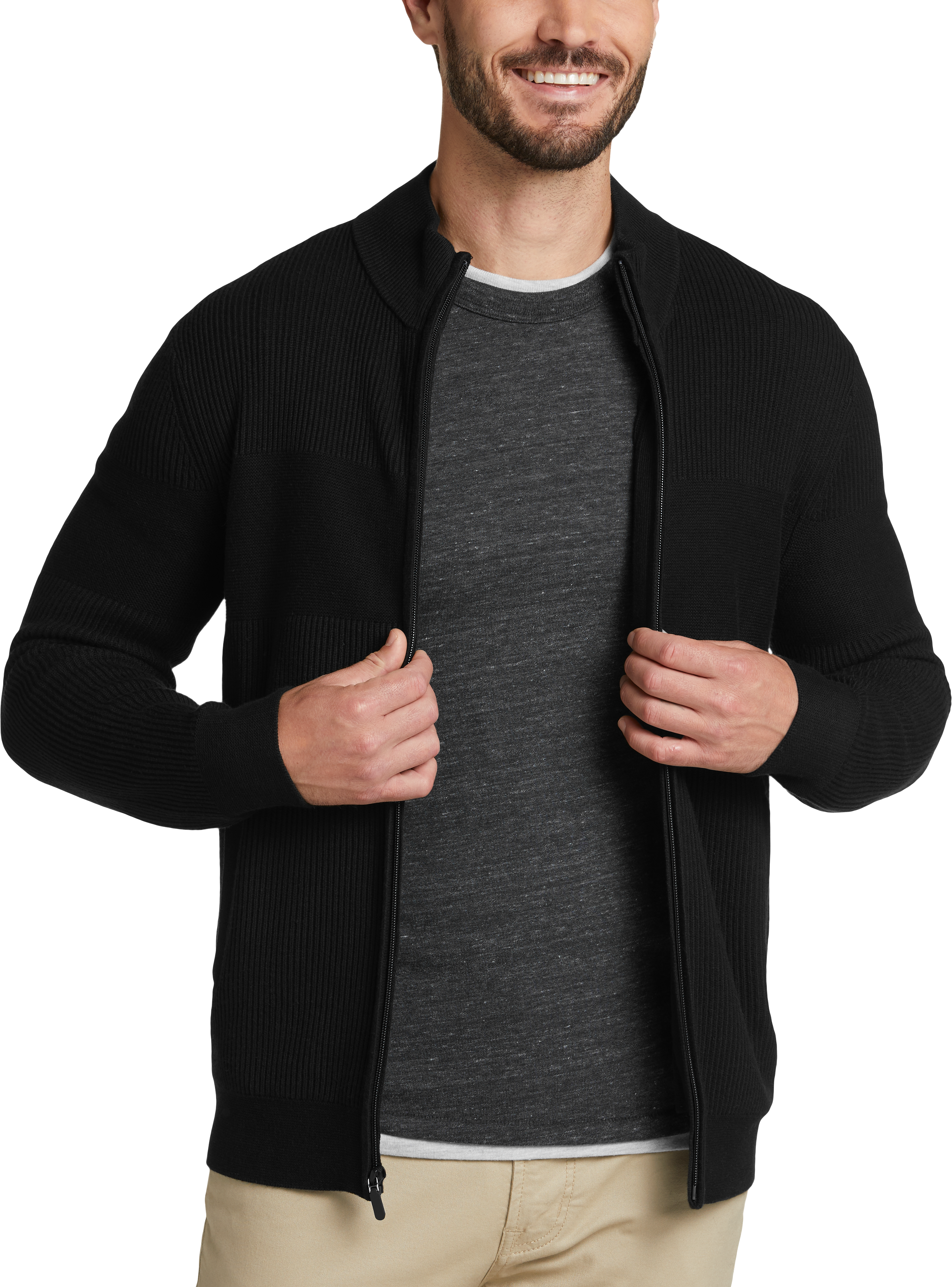 Kenneth cole 2025 sweater jacket