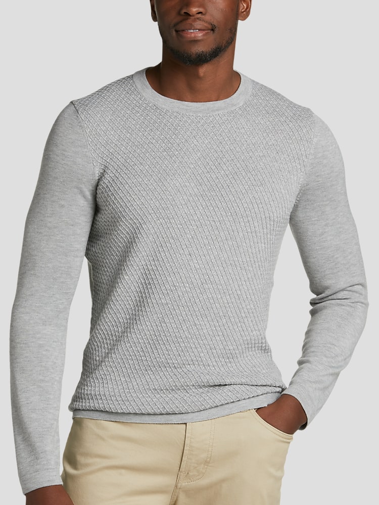 Slim fit crew neck sweater new arrivals