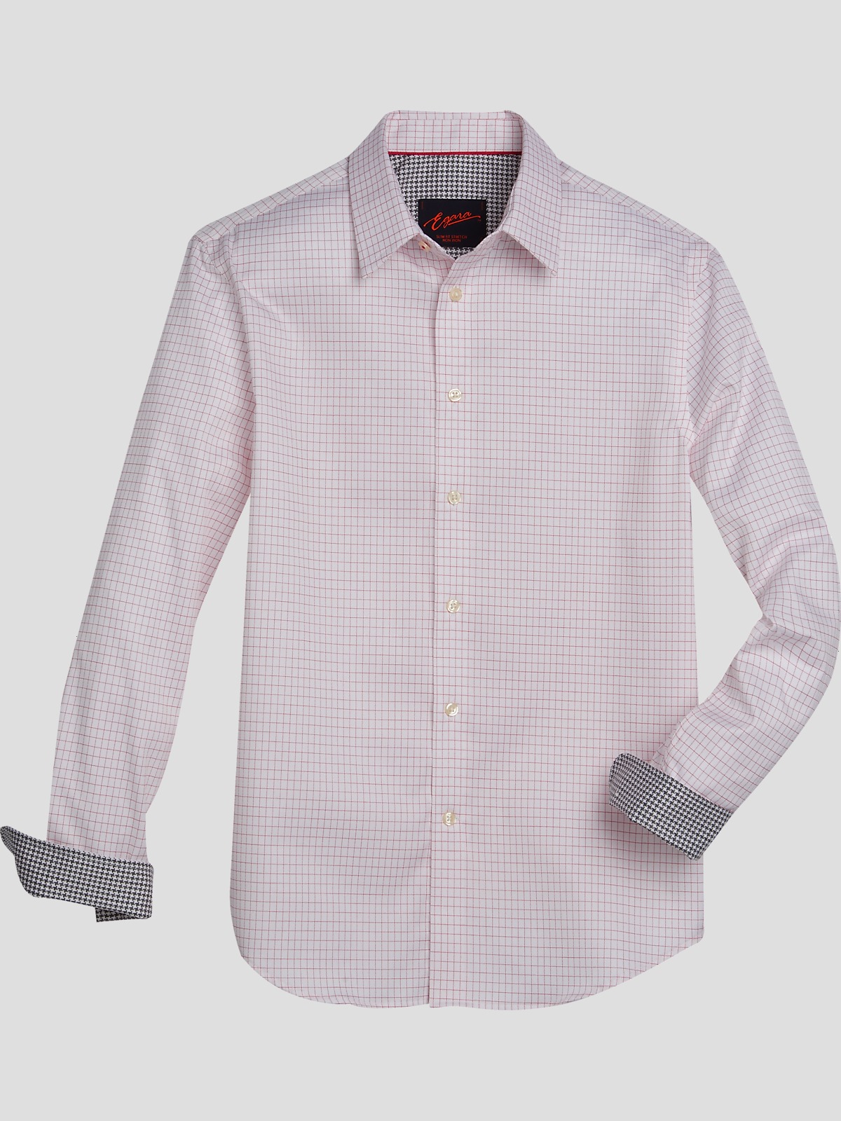 Egara Slim Fit Spread Collar Sport Shirt | Sport Shirts | Men's Wearhouse