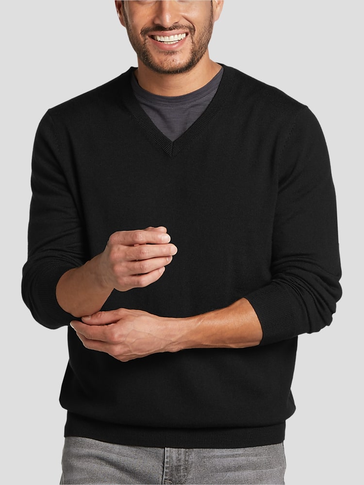 Jos. A Bank Traveler Modern Fit V Neck Sweater All Sale Men s