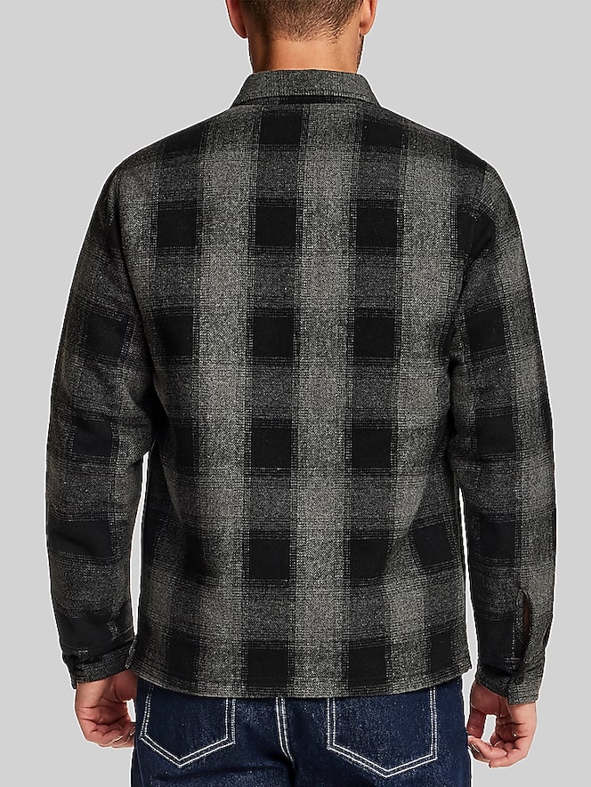 Weatherproof Vintage Regular Fit Faux Wool Lined Shirt Jacket