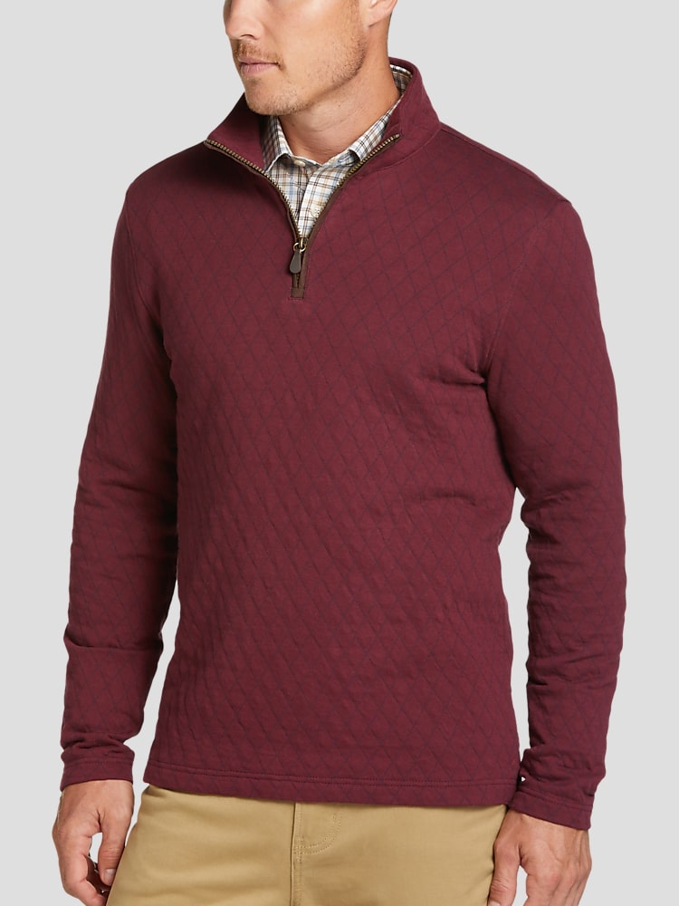 Jos a bank quarter zip shop