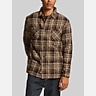 Weatherproof Vintage Regular Fit Faux Sherpa-Lined Flannel Shirt Jacket