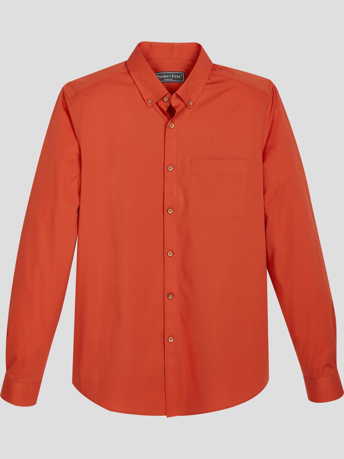 Paisley Gray Slim Fit Sport Shirt All Sale Men s Wearhouse