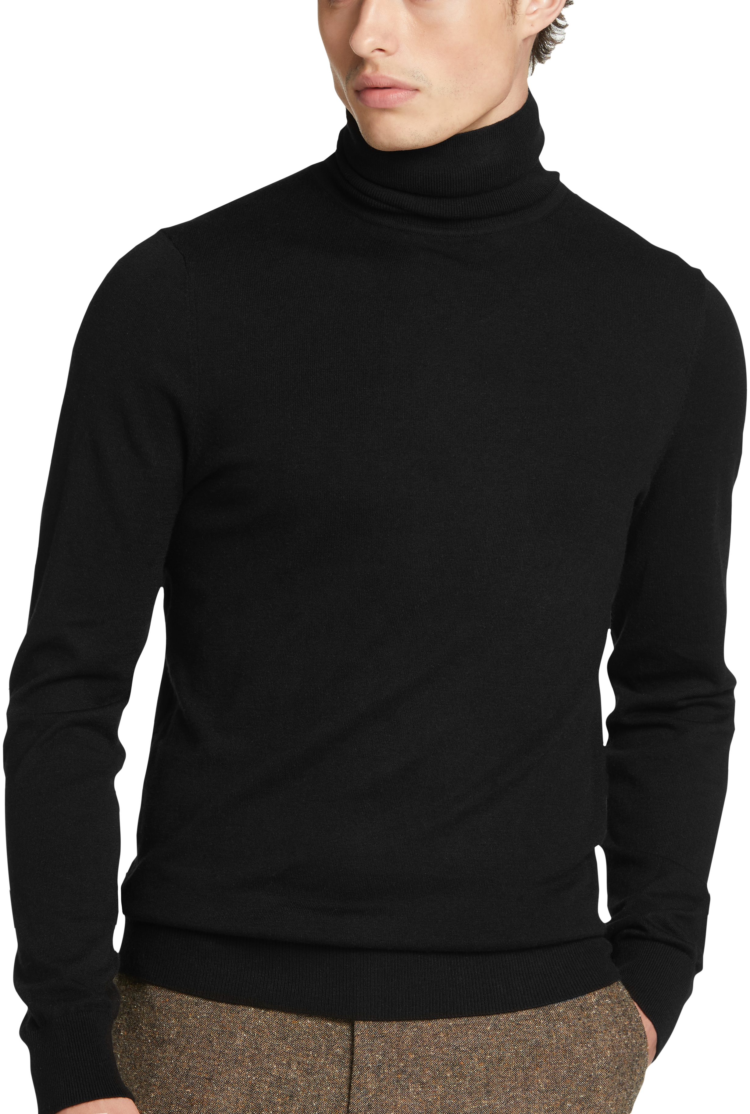 Turtleneck best sale sweatshirt mens