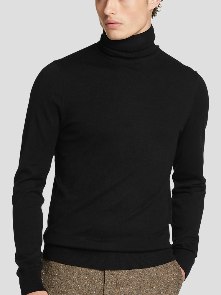 Mens slim turtleneck online