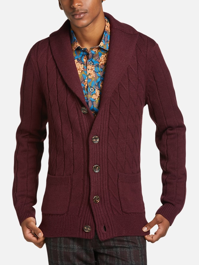 Paisley & Gray Paisley Slim Fit Shawl Cardigan Sweater | Cardigans ...