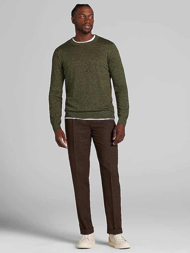 Wilke-Rodriguez Marled Jersey Crewneck Sweater