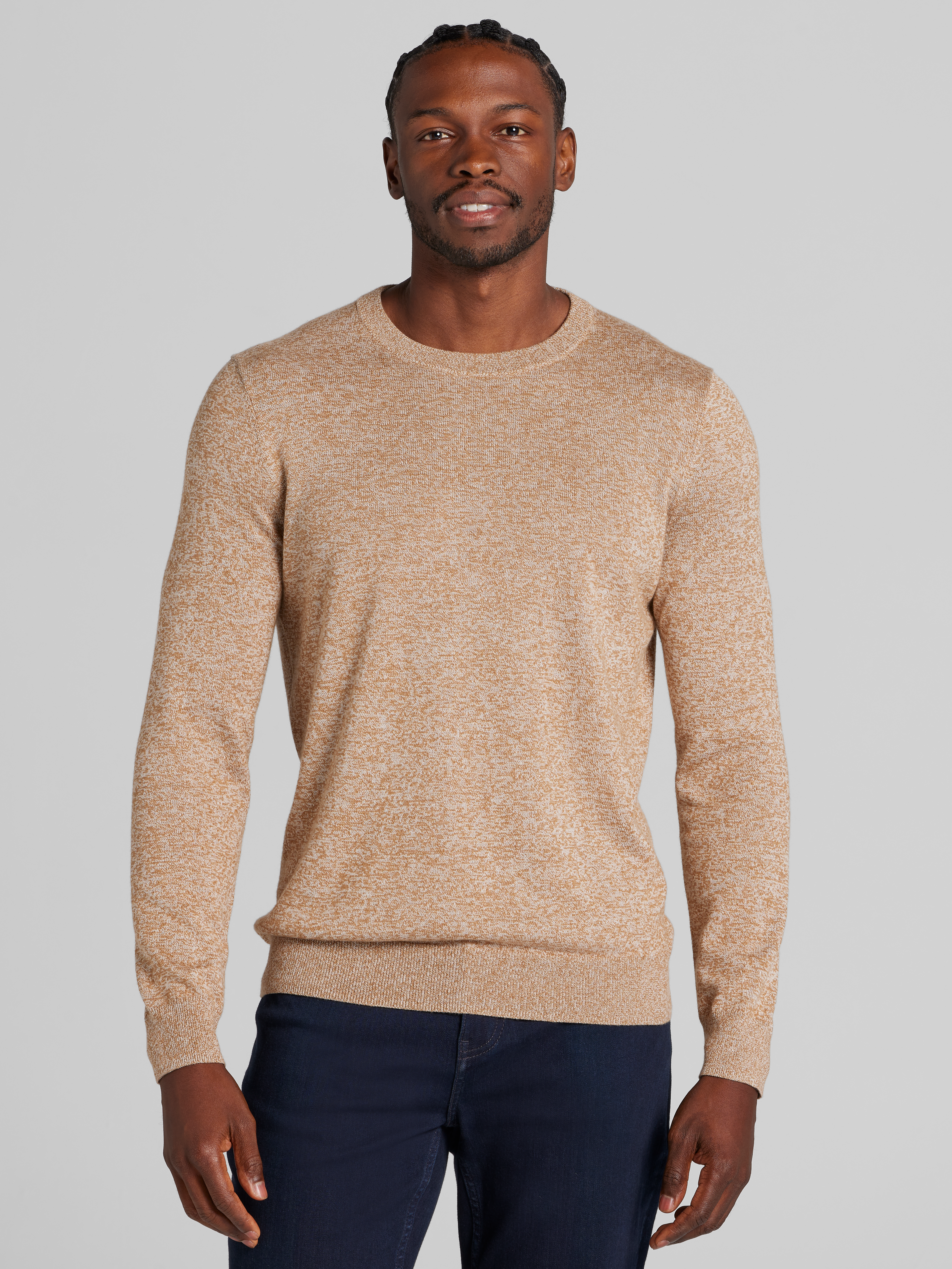 【極美品】Materialize Wear crew neck sweater Tribekka 44 Men's Textured Crewneck Sweater, Sizes XS-3XL