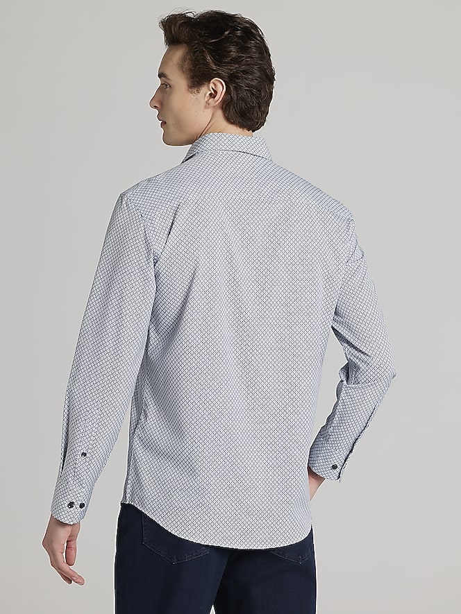 Awearness Kenneth Cole CHILLFLEX Slim Fit 4-way Stretch Button Up Shirt
