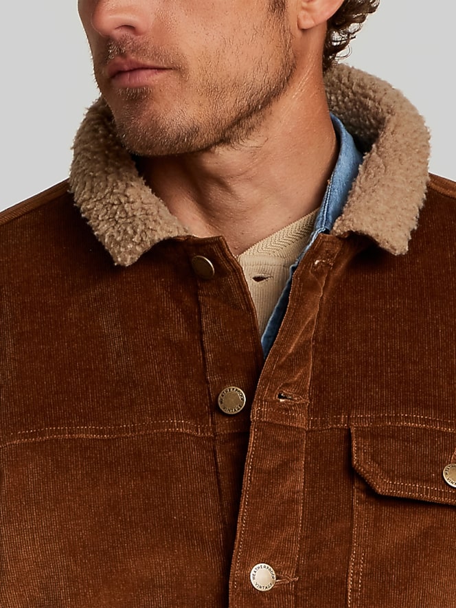Weatherproof Vintage Berber-Lined Corduroy Trucker