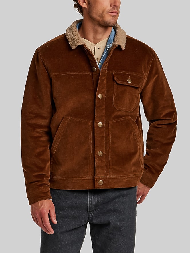 Weatherproof Vintage Berber-Lined Corduroy Trucker