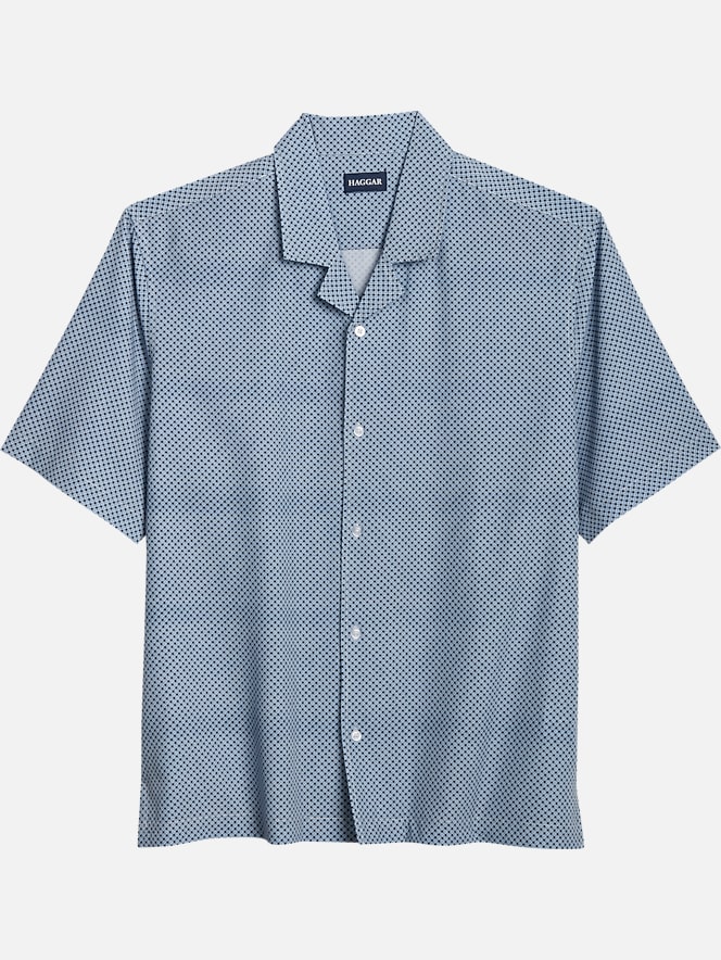 Haggar Modern Fit Camp Shirt | All Clearance $39.99| Men's Wearhouse